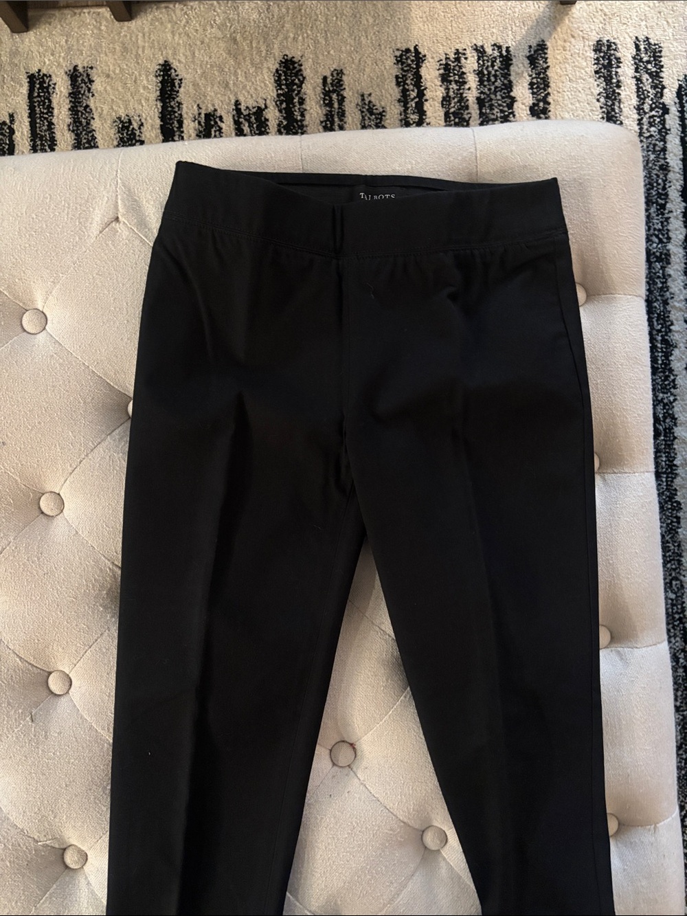 Talbots Black Skinny Ankle Trousers